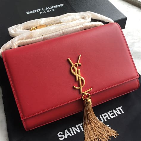 ysl red bags precious|YSL Bag red interior.